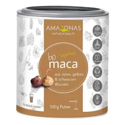 Amazonas Naturprodukte Maca 100% Pur Bio Pulver, 100 g- Maca|Sonstige Bio Produkte