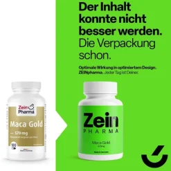 Zein Pharma Maca Gold vegetarische Kapse, 180 St- Maca