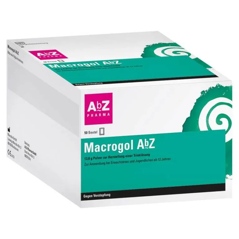 AbZ Abführmittel-Macrogol Pulver zur Herstellung einer Lösung zum Einnehmen, 50 St