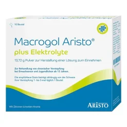 Macrogol plus Elektrolyte 13,72 g Ple, 10 St^Aristo Best