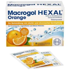 Hexal Abführmittel-Macrogol Orange Pulver zur Herstellung einer Lösung zum Einnehmen Beutel , 20 St