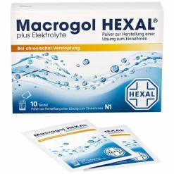 Hexal Abführmittel-Macrogol plus Elektrolyte Pulver, 10 St