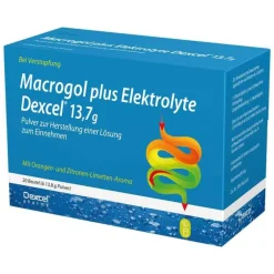 Dexcel Macrogol plus Elektrolyte 13,7 g Ple, 20 St- Abführmittel