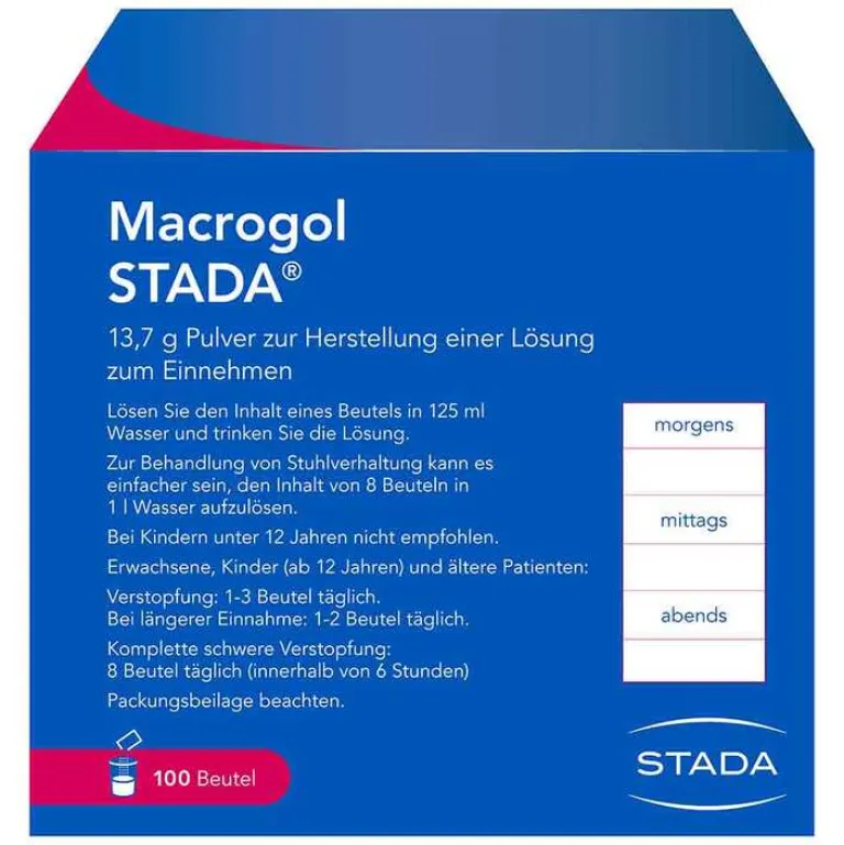 Stada Macrogol ®, 100 St- Abführmittel