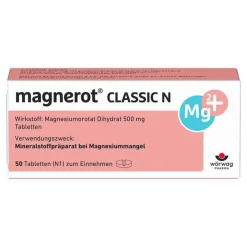 ® CLASSIC N Magnesium Tabletten, 50 St^Magnerot