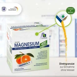 Magnesium 400 direkt Orange Portionssticks, 100X2.1 g^Avitale Online