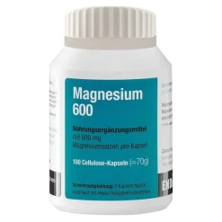 Endima Magnesium-Magnesium 600 Kapseln, 100 St