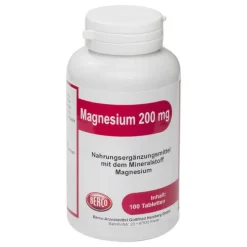 Berco Magnesium-Magnesium 200 mg Tabletten, 100 St