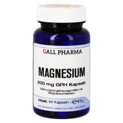 Hecht Pharma Magnesium-Magnesium 200 mg GPH Kapseln, 60 St