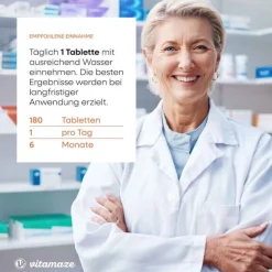 Magnesium 350 mg Komplex Citrat / Oxid / Carbonat vegan Tabletten , 180 St^Vitamaze Clearance