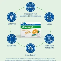 Magnesium Diasporal 400 Extra direkt Granulat, 20 St- Magnesium|Muskulatur