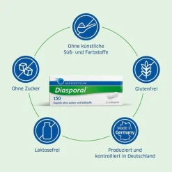 ® 150 Kapseln, 50 St^Magnesium Diasporal Online