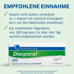 ® 150 Kapseln, 50 St^Magnesium Diasporal Online