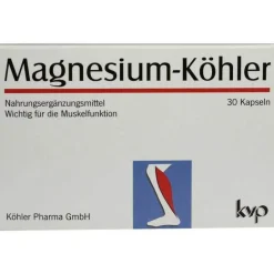 Köhler Magnesium Kapseln, 1X30 St- Muskulatur