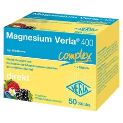 Verla Magnesium-Magnesium 400 Waldbeere Direkt-Granulat, 50 St