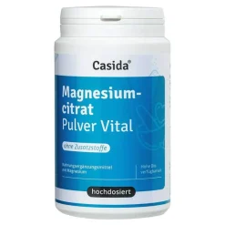 Casida Magnesiumcitrat Vitalpulver, 200 g- Magnesium