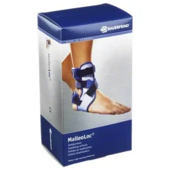 Bauerfeind Malleoloc Größe 1 rechts titan, 1 St- Knöchel- & Sprunggelenkbandagen