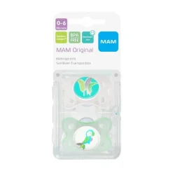MAM Schnuller-Original Silikon 0 - 6 Monate, 2 St