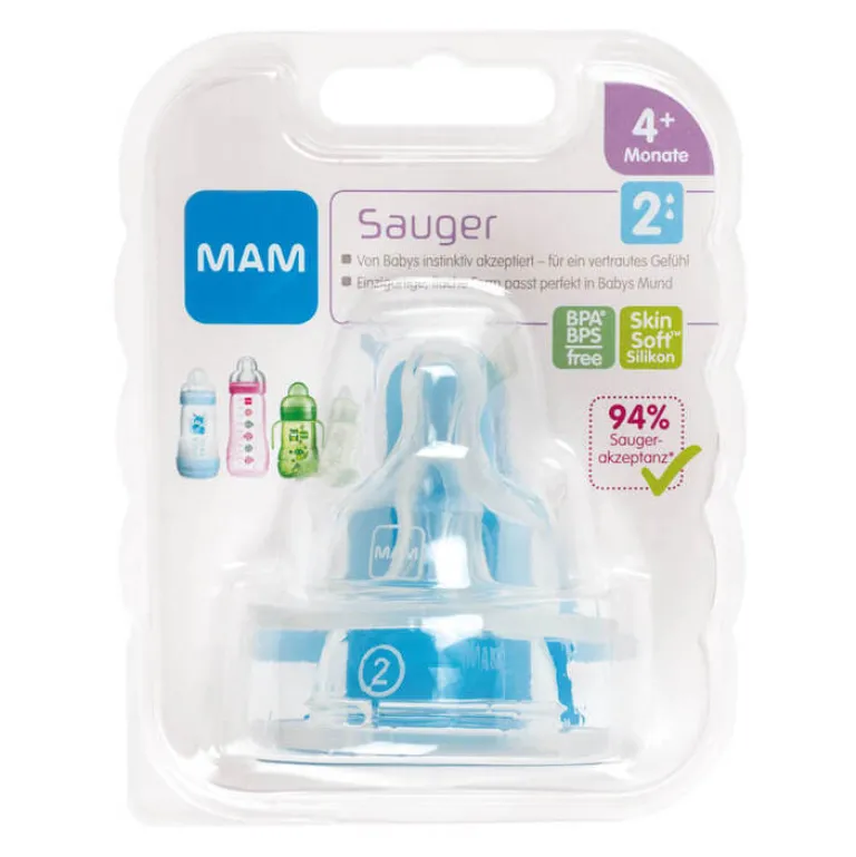 Sauger Größe 2, 2 St^MAM Discount