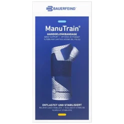 Manutrain Handgelenkbandage Größe 1 rechts titan, 1 St- Handgelenkbandagen