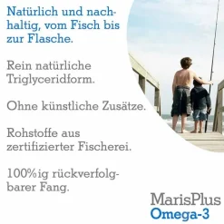 MarisPlus Omega 3 Kapseln-Maris Plus Omega-3 flüssig Zitrone, 150 ml
