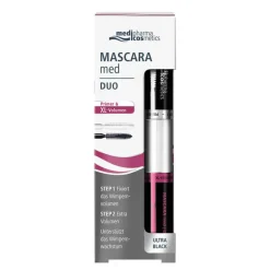 Medipharma Cosmetics Wimperntusche-Mascara med Duo Primer & XL Volumen, 10 ml