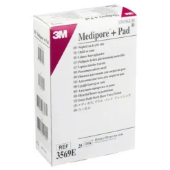 Medipore Wundpflaster-Plus Pad 3569E ster, 25 St