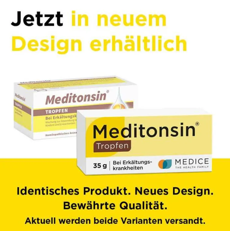 Meditonsin Tropfen bei Erkältung, 35 g- Grippemittel