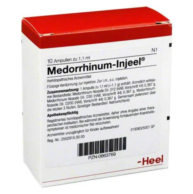 Injeel Heel-Medorrhinum Ampullen, 10 St