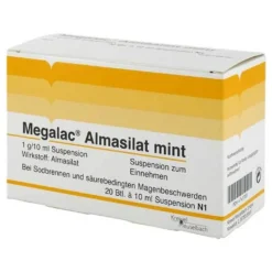 Megalac Sodbrennen Medikamente-Almasilat mint Suspension, 20X10 ml