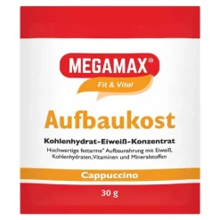 Megamax Aufbaukost Cappuccino Pulver, 30 g^ Outlet