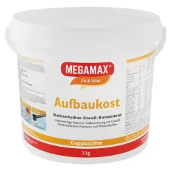 Sonstige Aufbaupräparate-Megamax Aufbaukost Cappuccino Pulver, 3 kg