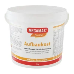 Megamax Aufbaukost Schoko Pulver, 3 kg- Eiweiß