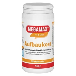 Sonstige Aufbaupräparate-Megamax Aufbaukost Waldfrucht Pulver, 500 g
