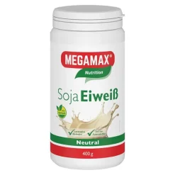Megamax Soja Eiweiß neutral Pulver, 400 g^ New