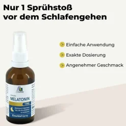 Melatonin 1 mg Einschlaf-Spray, 50 ml^Avitale