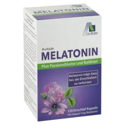 Melatonin + Passionsblume + Baldrian Kapseln, 120 St^Avitale Outlet