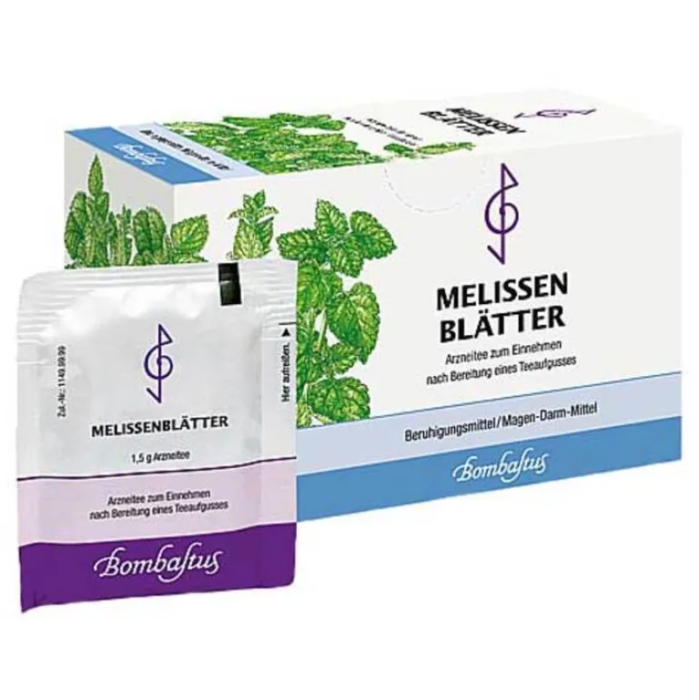 Melissen Blättertee Filterbeutel, 20X1.5 g^Bombastus