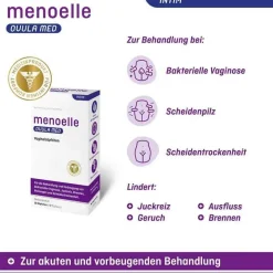 Menoelle Intimpflege-Ovula med Vaginalovula, 10 St