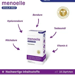 Menoelle Intimpflege-Ovula med Vaginalovula, 10 St