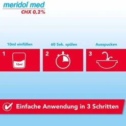 Meridol Zahnfleischentzündung Medikamente-® med CHX 0,2% Mundspülung, 300 ml