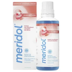 Meridol Rundumpflege Mundspülung, 400 ml- Mundspülung