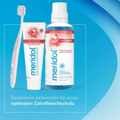 Meridol Rundumpflege Mundspülung, 400 ml- Mundspülung