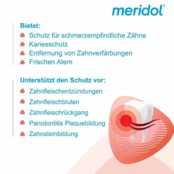 Meridol Zahnpasta & Zahncreme|Mundspülung-Rundumpflege Zahnpasta, 75 ml