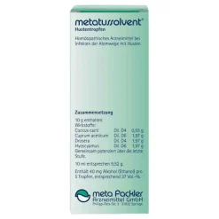 Metatussolvent Meta Fackler-Hustentropfen, 100 ml