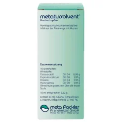 Hustentropfen, 50 ml^Metatussolvent Clearance