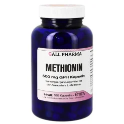 Hecht Pharma Aminosäuren-Methionin 500 mg GPH Kapseln, 180 St