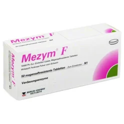 Mezym F magensaftresistente Tabletten, 50 St- Verdauung