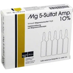 Drossapharm MG 5 Sulfat Ampulle 10% Injektionslösung, 5 St- Magnesium