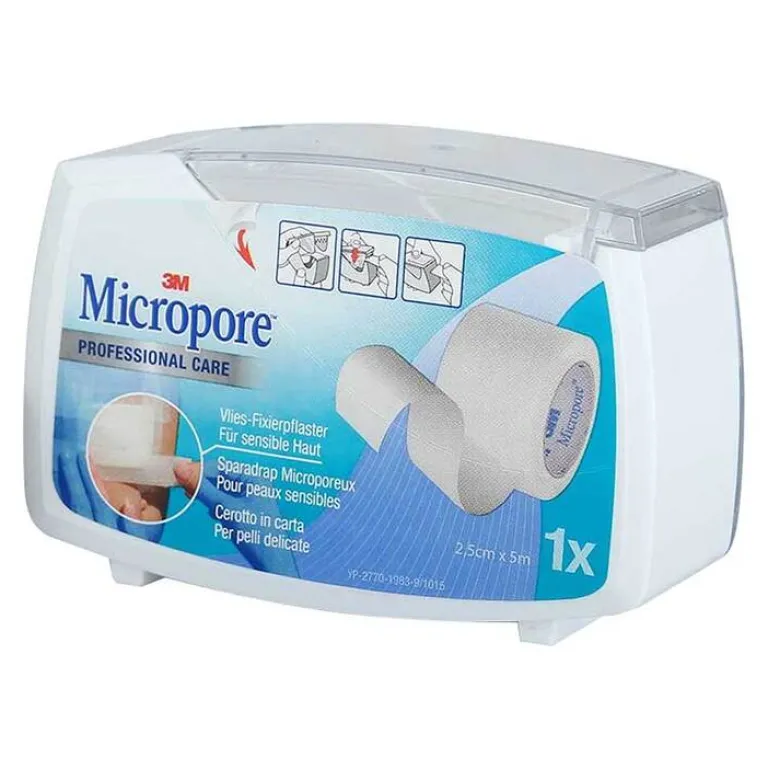 Micropore Rollenpflaster-Vliespflaster 5 mx2,5 cm mit Abr.1530 - 1D, 1 St